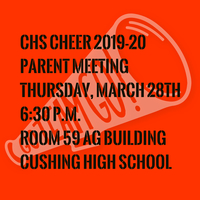 2019-20 CHS Cheer Parent Meeting