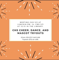 CHS Cheer, Dance, and Mascot Tryouts