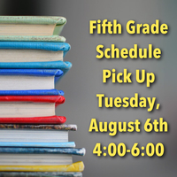 Fifth Grade Schedule Pick Up