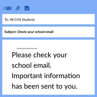 CHS Students Should Check School Email