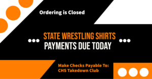 Payment Due - State Wrestling Shirt